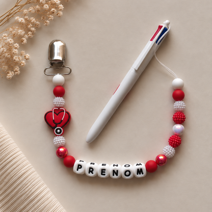 Attache-stylo personnalisé ✨