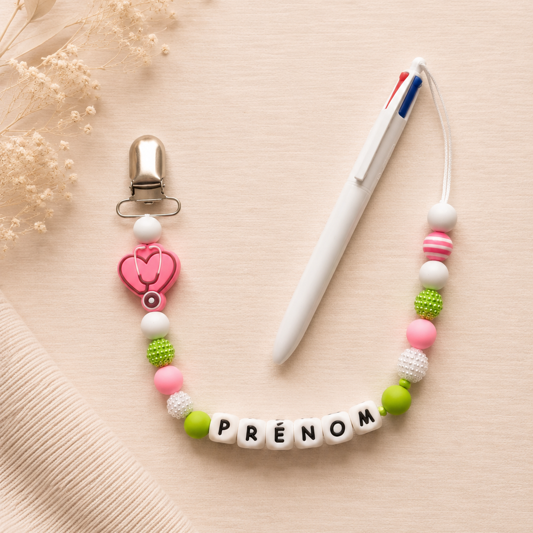 Attache-stylo personnalisé ✨