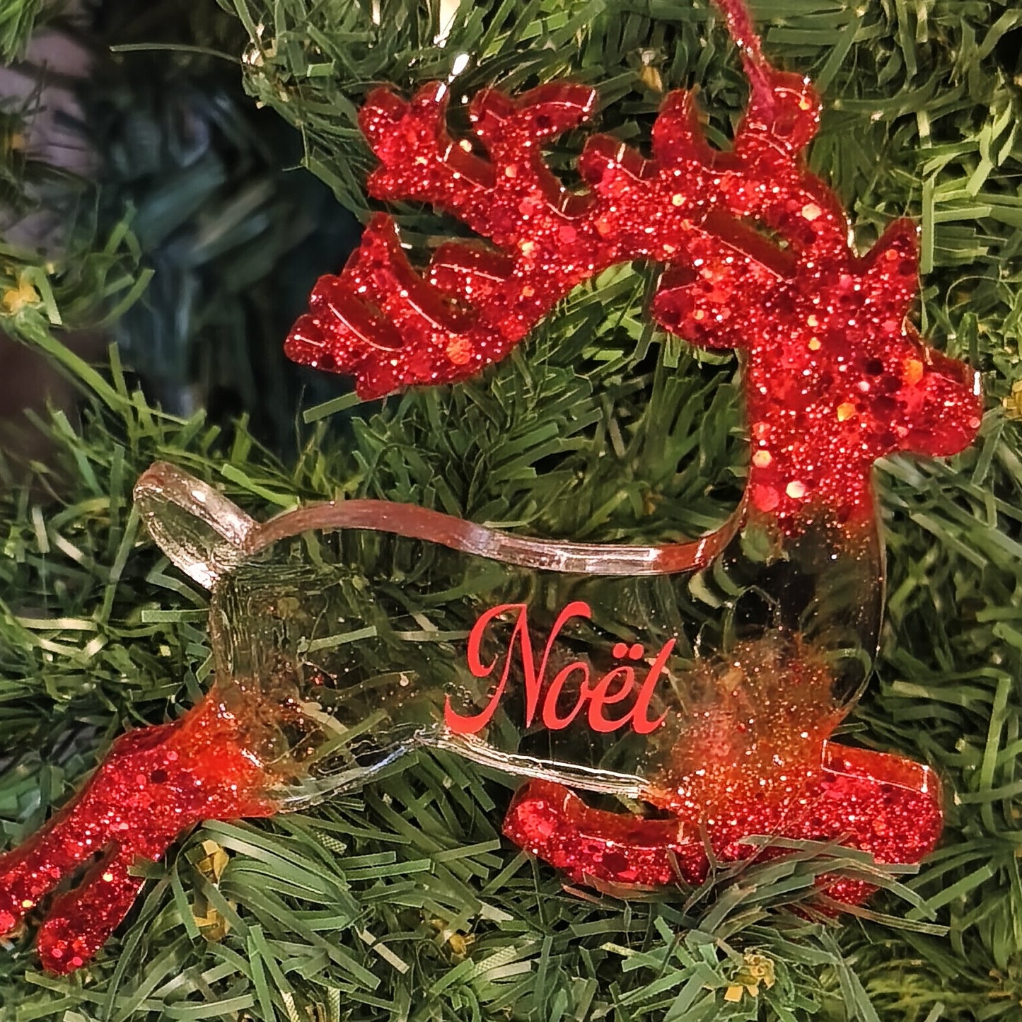 Suspension de Noël - Renne personnalisé