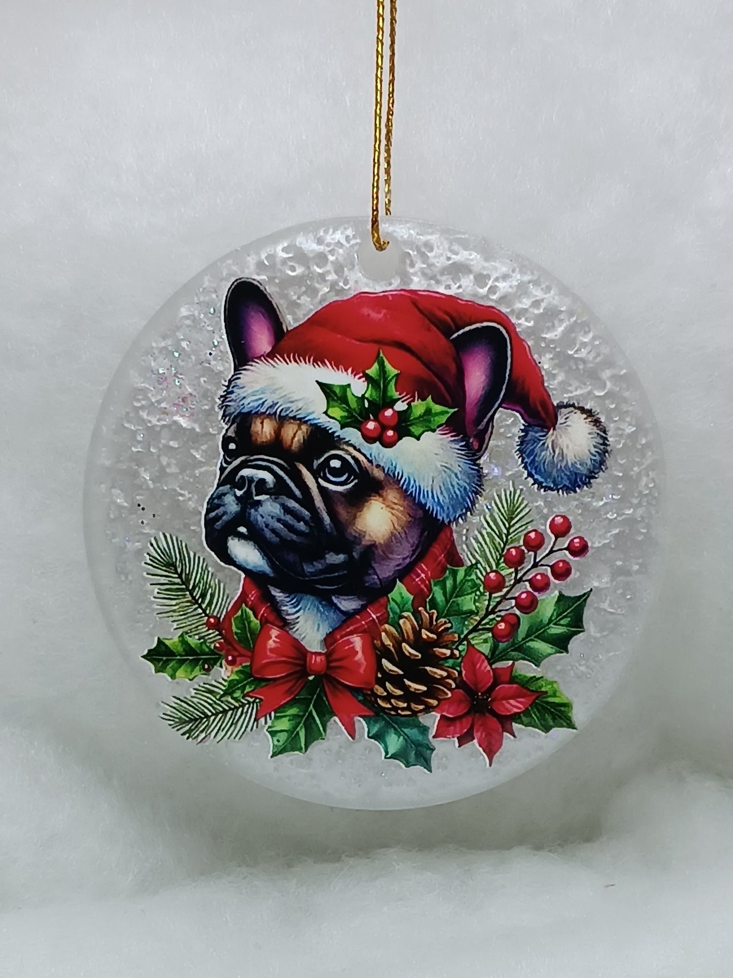 Suspension de Noël - Boule chien