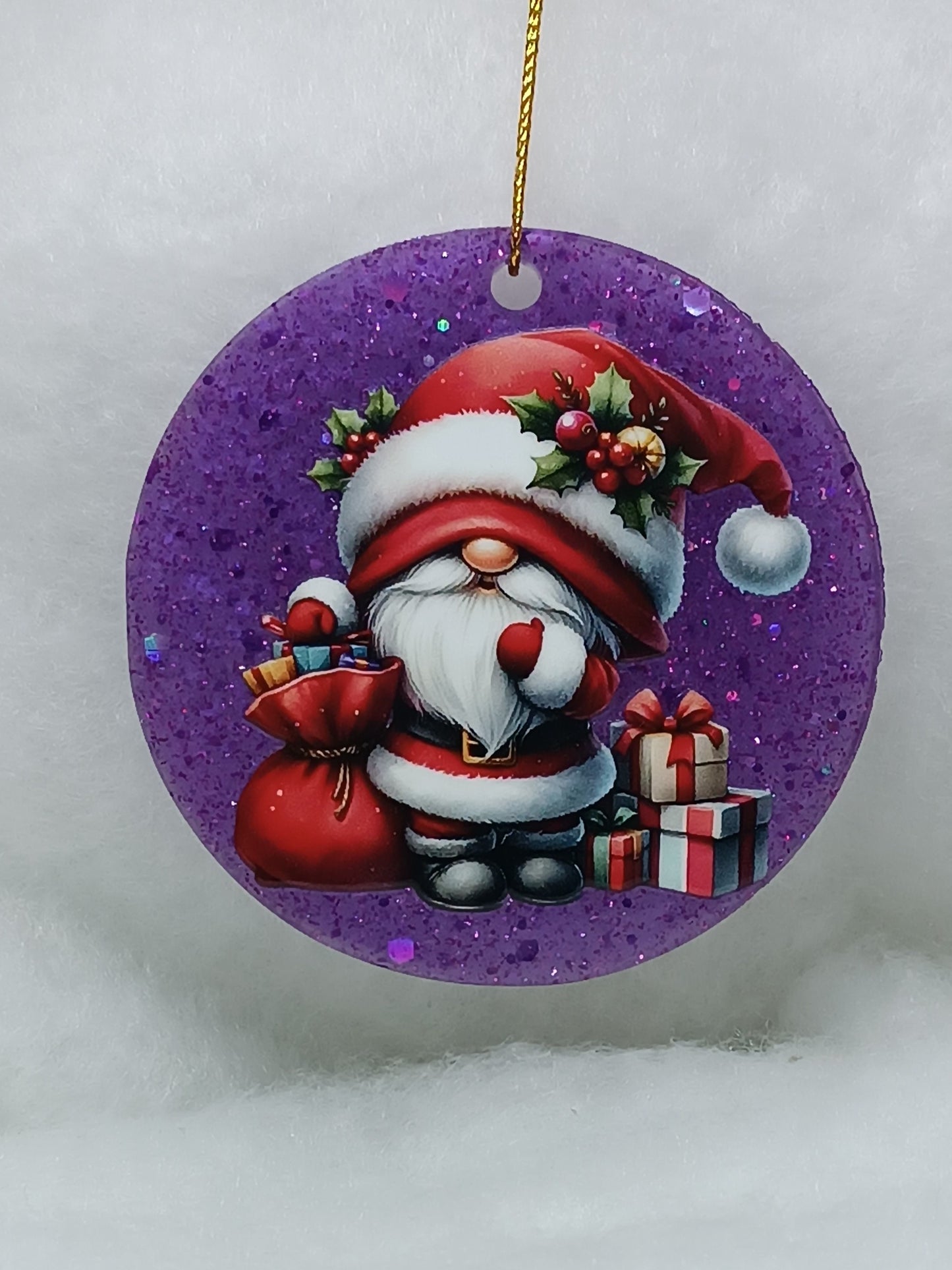 Suspension de Noël - Boule gnome