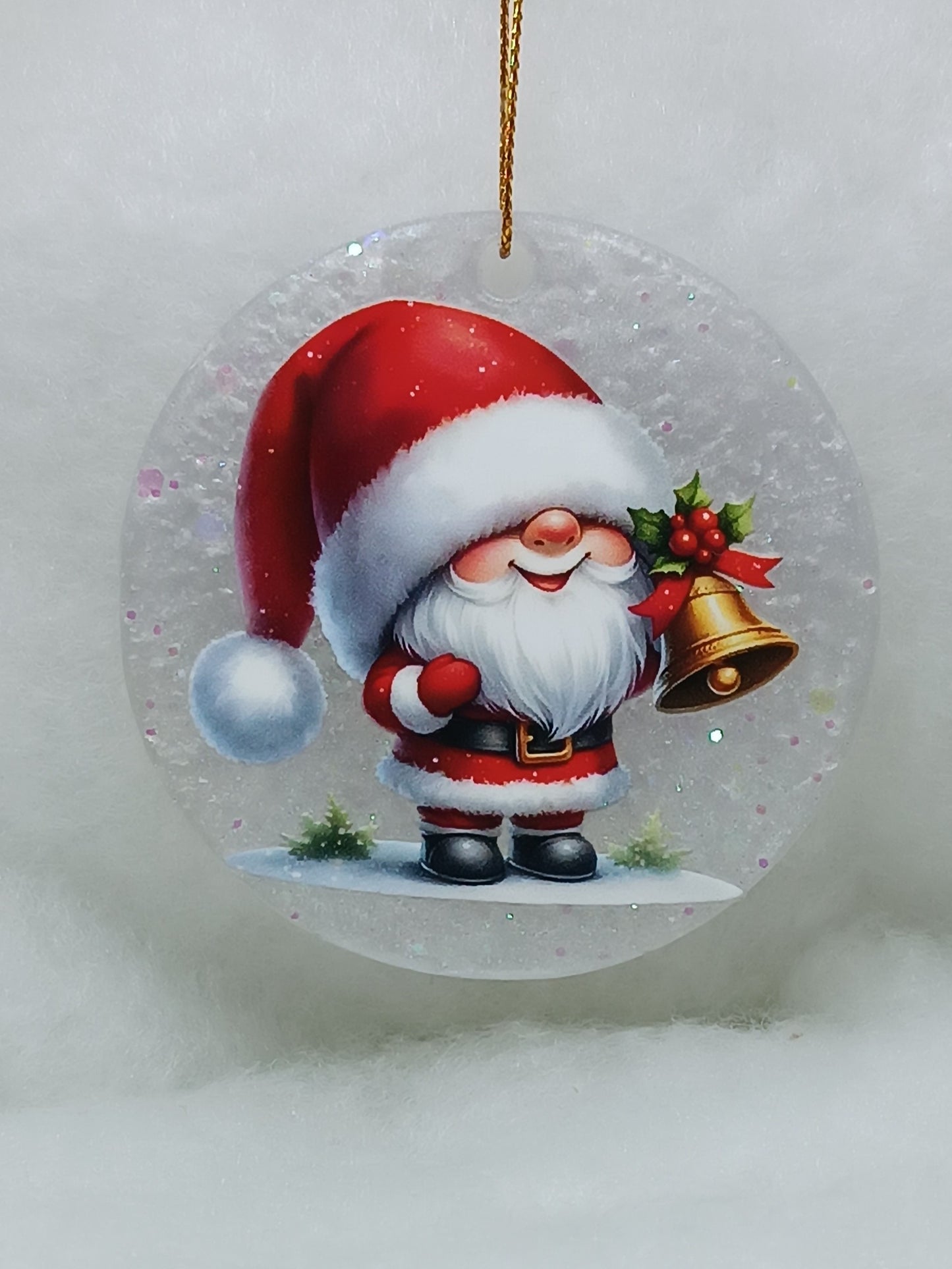 Suspension de Noël - Boule gnome