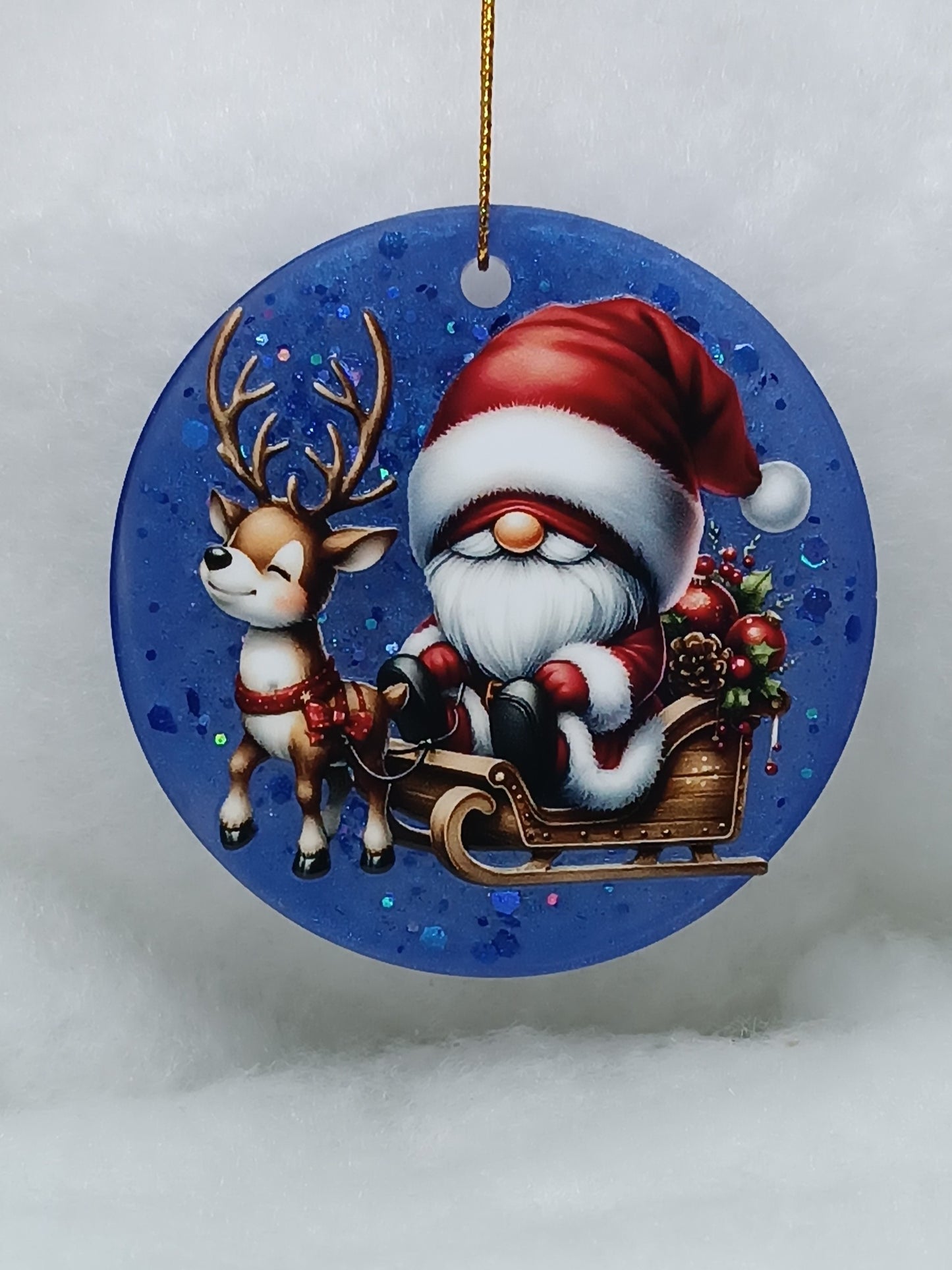 Suspension de Noël - Boule gnome