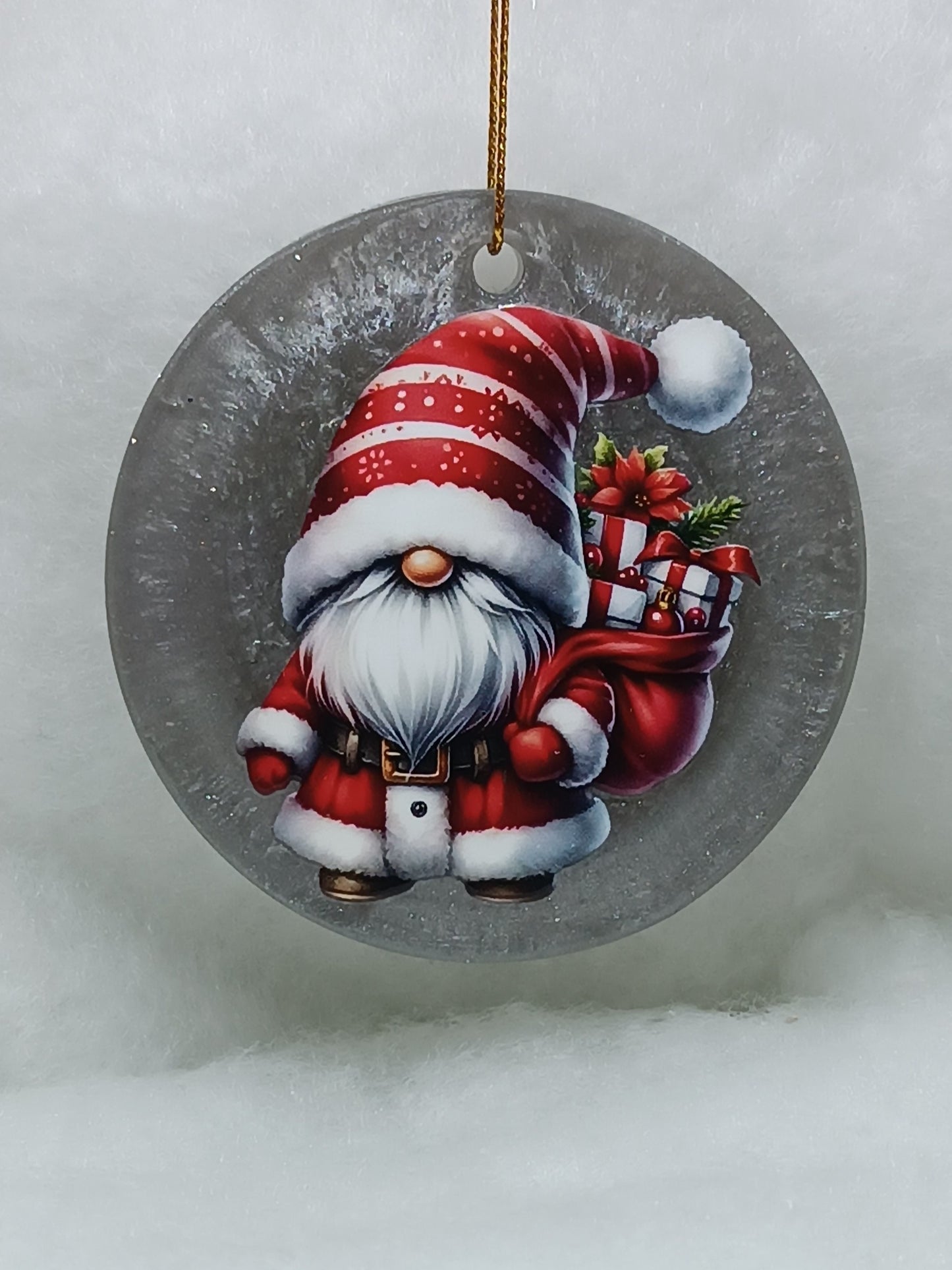 Suspension de Noël - Boule gnome