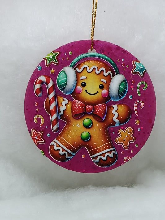 Suspension de Noël - Boule pain d'épice